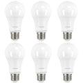 Linkind A19 LED Light Bulbs Dimmable, 60W Equivalent, Energy Efficient 9W, 2700K, 800 Lumens, E26 Standard Base, Lighting for Bedroom Living Room Home Office, 6 Packs