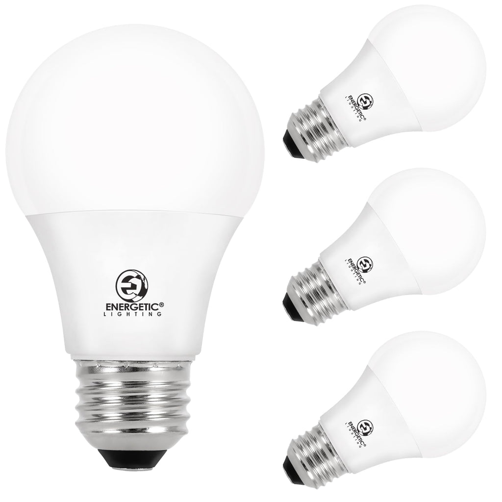 Energetic 24-Pack A19 LED Light Bulb, 60 Watt Equivalent, Daylight 5000K, E26 Medium Base, Non-Dimmable LED Light Bulb, ETL Listed